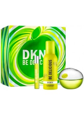 Cofre Donna Karan BE DELICIOUS Woman edp 100 ml+Shower-Mousse 150ml+Mini 15ml