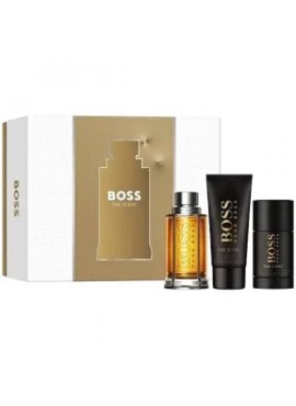 Cofre Hugo Boss THE SCENT Men edt 100 ml+Gel Ducha 100ml+Deo Stick 75ml