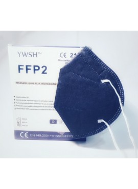 MASCARILLAS FFP2 HOMOLOG.10uds Azul Marino