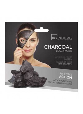 IDC INSTITUTE Mascarilla Facial con Carbón Negro: Purifica