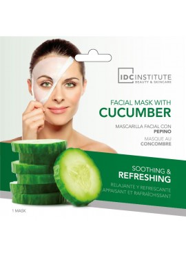 IDC INSTITUTE Mascarilla Facial con Pepino: Refresca y Relaja