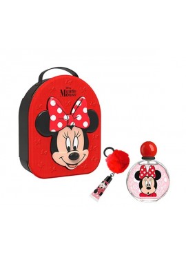 Mochila MINNIE MOUSE edt 100ml+Llavero-Brillo labios