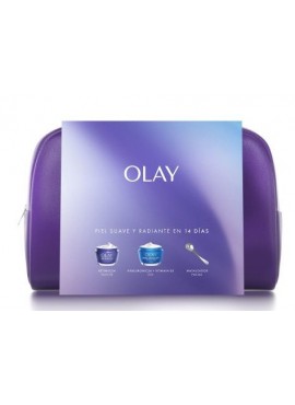 Neceser Olay HYALURONIC 24 + vitamina B5 Crema día 50ml+Olay Retinol 24 Noche 15ml+Masajeador 