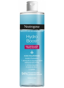 Neutrogena HYDRO BOOST agua micelar triple acción 400ml