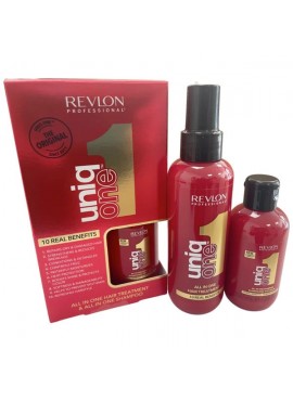 Revlon Uniq One 10 En1 Professional Hair Treatment 150ml+Champú Uniq One 100ml