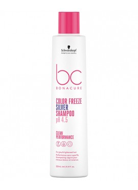 Schwarzkopf BC Color Freeze p.H 4.5 SILVER Champú especial canas 250ml