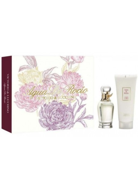 Cofre V&L AGUA DE ROCÍO Woman edt 50ml+Body 75ml