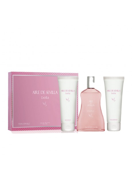 Cofre Aire de Sevilla BELLA Woman edt 100ml+Body 100ml+Gel 100ml