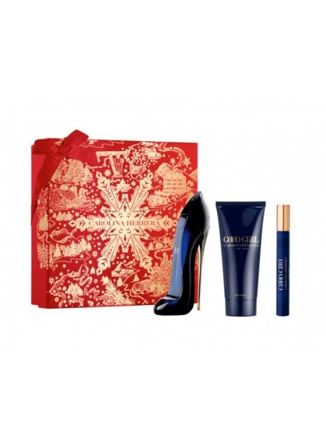 Cofre Carolina Herrera GOOD GIRL Woman edp 80ml+Mini 10ml+Body 100ml