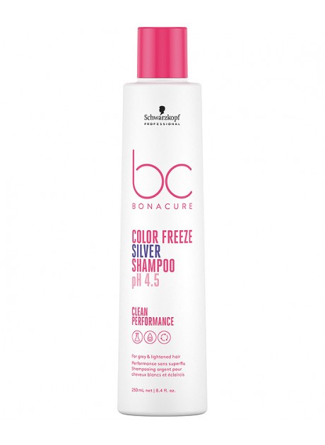 Schwarzkopf BC Color Freeze p.H 4.5 SILVER Champú especial canas 250ml