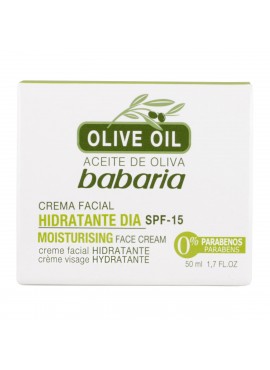 Babaria ACEITE DE OLIVA Crema Facial Hidratante Día spf15 50ml