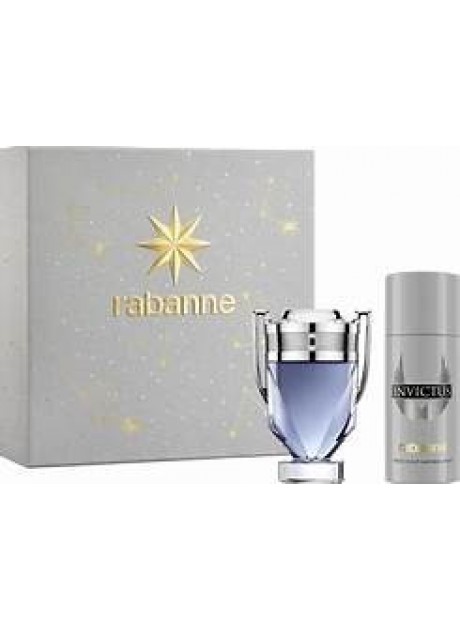 Cofre Paco Rabanne INVICTUS Men edt 100 ml+Desodorante Spray 150ml