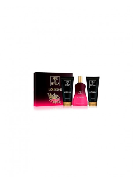 Cofre Aire de Sevilla SUBLIME Woman edt 150ml+Loción Corporal 100ml+Gel 100ml