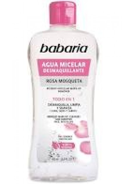 Babaria AGUA MICELAR DESMAQUILLANTE ROSA MOSQUETA 400ml