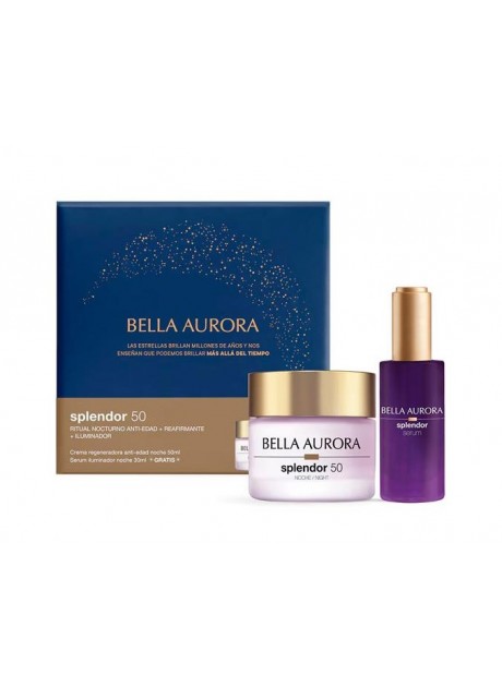 BELLA AUR. SPLENDOR +50 NOCHE 50ml + SERUM ILUMINADOR 30ml