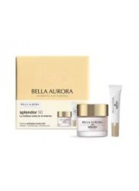 BELLA  AURORA SPLENDOR +50 Crema Noche 50ml+Splendor Contorno ojos 15ml