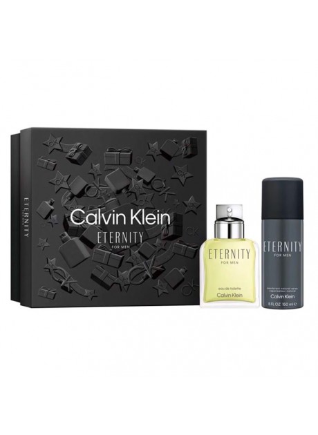 Cofre Calvin Clein ETERNITY Men edt 100 ml+Desodorante Spray 150ml