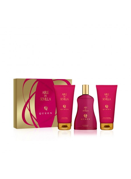 Cofre Aire de Sevilla QUEEN Woman edt 150ml+Loción Corporal 100ml+Gel 100ml