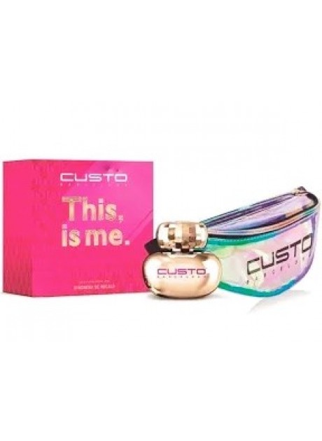 Cofre Custo Barcelona THIS, IS ME Woman edp 100ml+Riñonera 