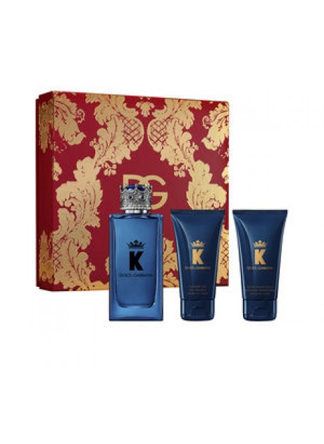 Cofre Dolce & Gabbana KING Men edp 100ml+Gel 50ml+After 50ml