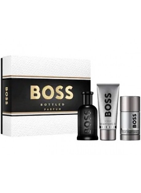 Cofre Hugo Boss BOSS BOTTLED PARFUM Men edp 100 ml+Gel 100ml+Deo Stick 75gr
