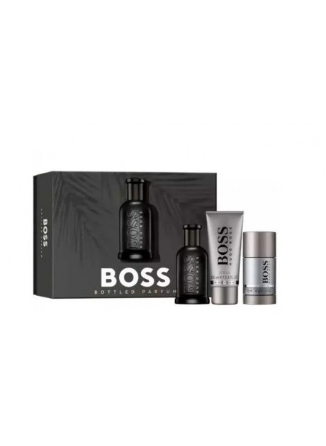 Cofre Hugo Boss BOSS BOTTLED PARFUM Men edp 100 ml+Gel 100ml+Deo Stick 75gr