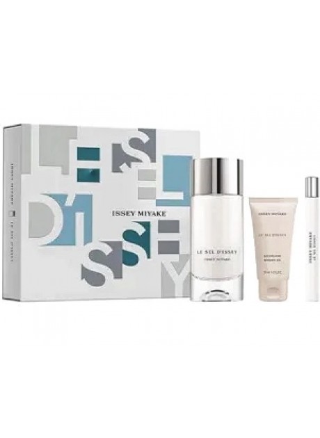 Cofre Issey Miyake LE SEL D'ISSEY Men edt 100 ml+Gel 50ml+Mini 10ml