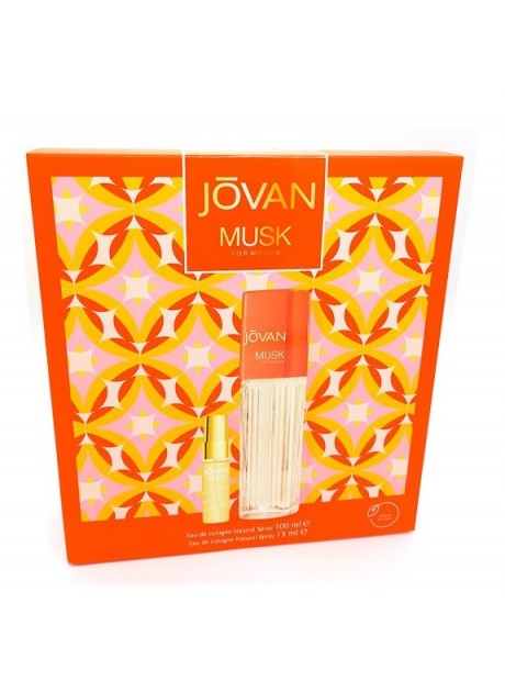 Cofre Jovan MUSK Woman edc 100ml+Mini edc 15ml