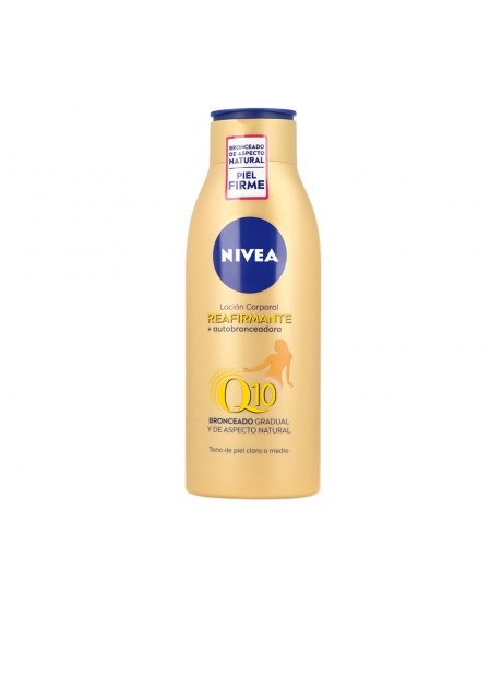 Nivea Q10+ reafirmante y autobronceadora body milk 400ml
