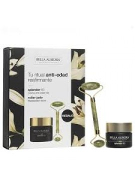 Cofre BELLA AURORA SPLENDOR +60 Crema día 50ml+Roller Jade 