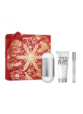 Cofre Carolina Herrera 212 Woman edt 100 ml+Body 100ml+Mini 10ml