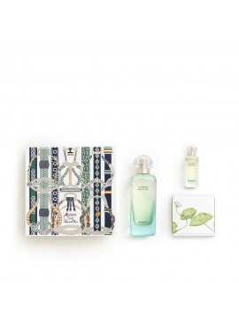 Cofre Hermès UN JARDIN SUR LE NIL Unisex edt 100 ml+Mini 7,5ml+Soap 50gr