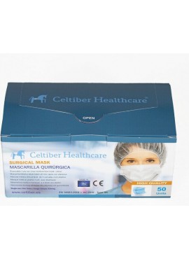 MASCARILLA QUIRÚRGICA AZUL TIPO IIR Pack 50 uds 