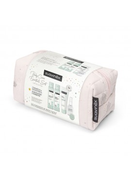 SUAVINEX Neceser Rosa: Gel Champú 100ml+Loción Hidratante 100ml+Crema Pañal 75ml+Cologne 50 ml