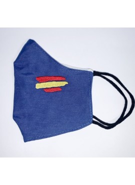 MASCARILLA TEXTIL HIGIENICA REUTILIZABLE Azul Claro 1 unid