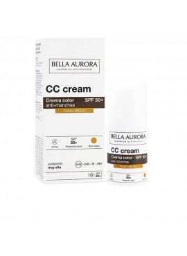 Bella Aurora CC Cream SPF50+ Crema con color Tono Medio 50ml