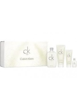 Cofre Calvin Klein CK ONE Unisex edt 200 ml+Body 200ml+Gel 100ml+Mini 15ml